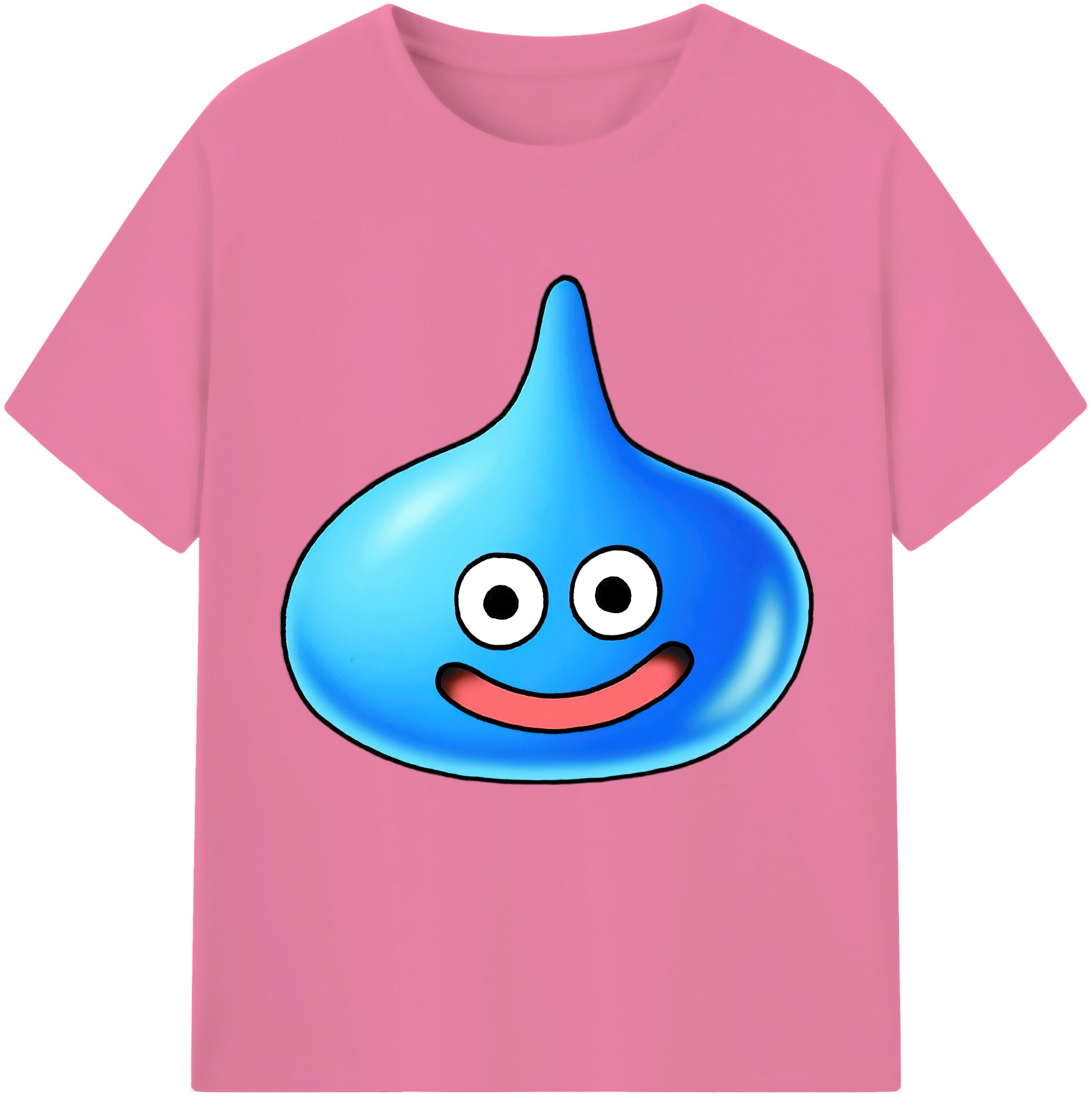 （画像用） ドラゴンクエスト Doragon Kuesuto Dragon Quest 綿100％半袖Tシャツ（フロントプリント）